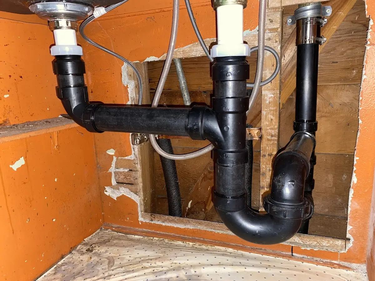 Professional Repiping Services equipment and tools on the job in Stoughton